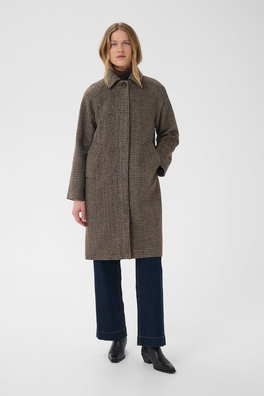 Part Two Catherin Outerwear Coat Small Check
