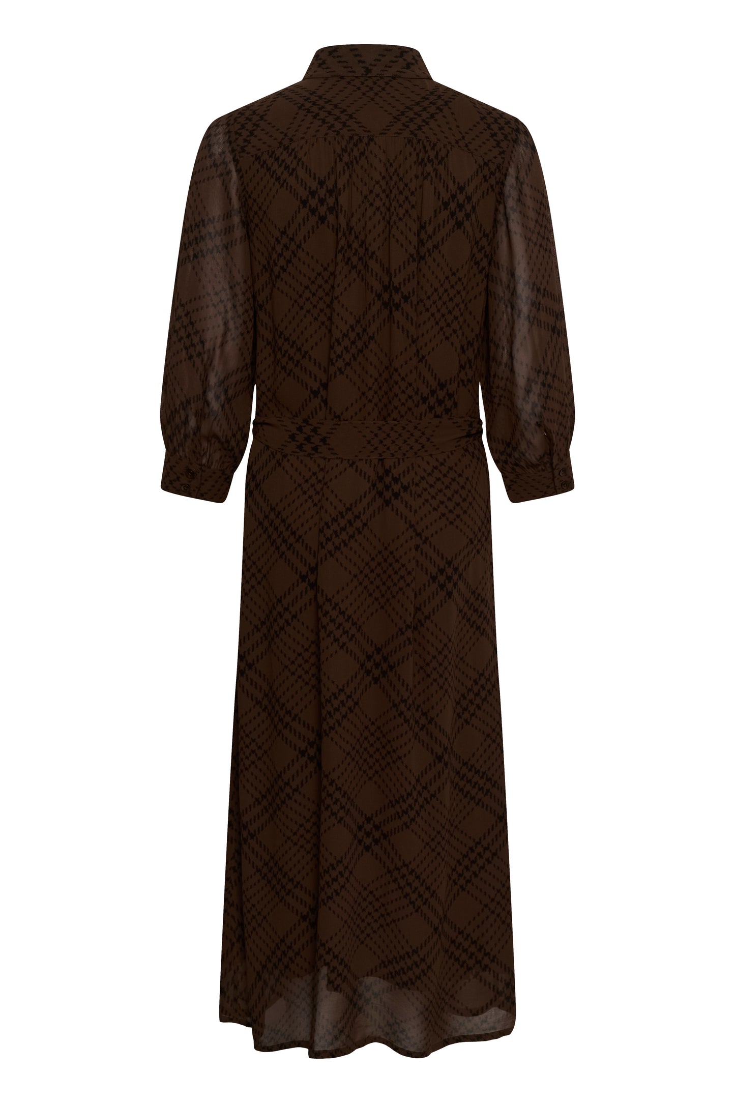 Part Two Cathie Dress Brown Check