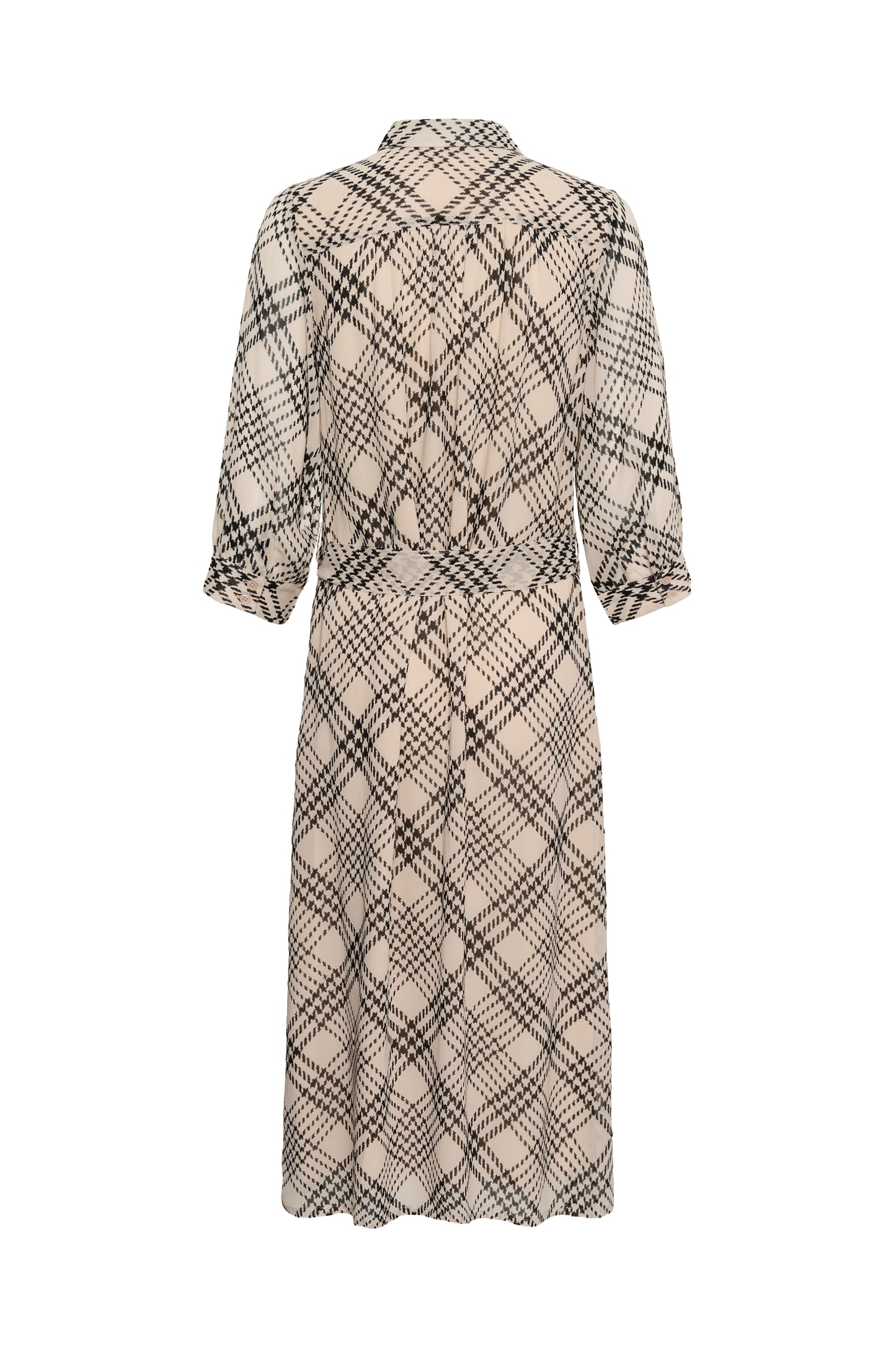 Part Two Cathie Dress Black Check
