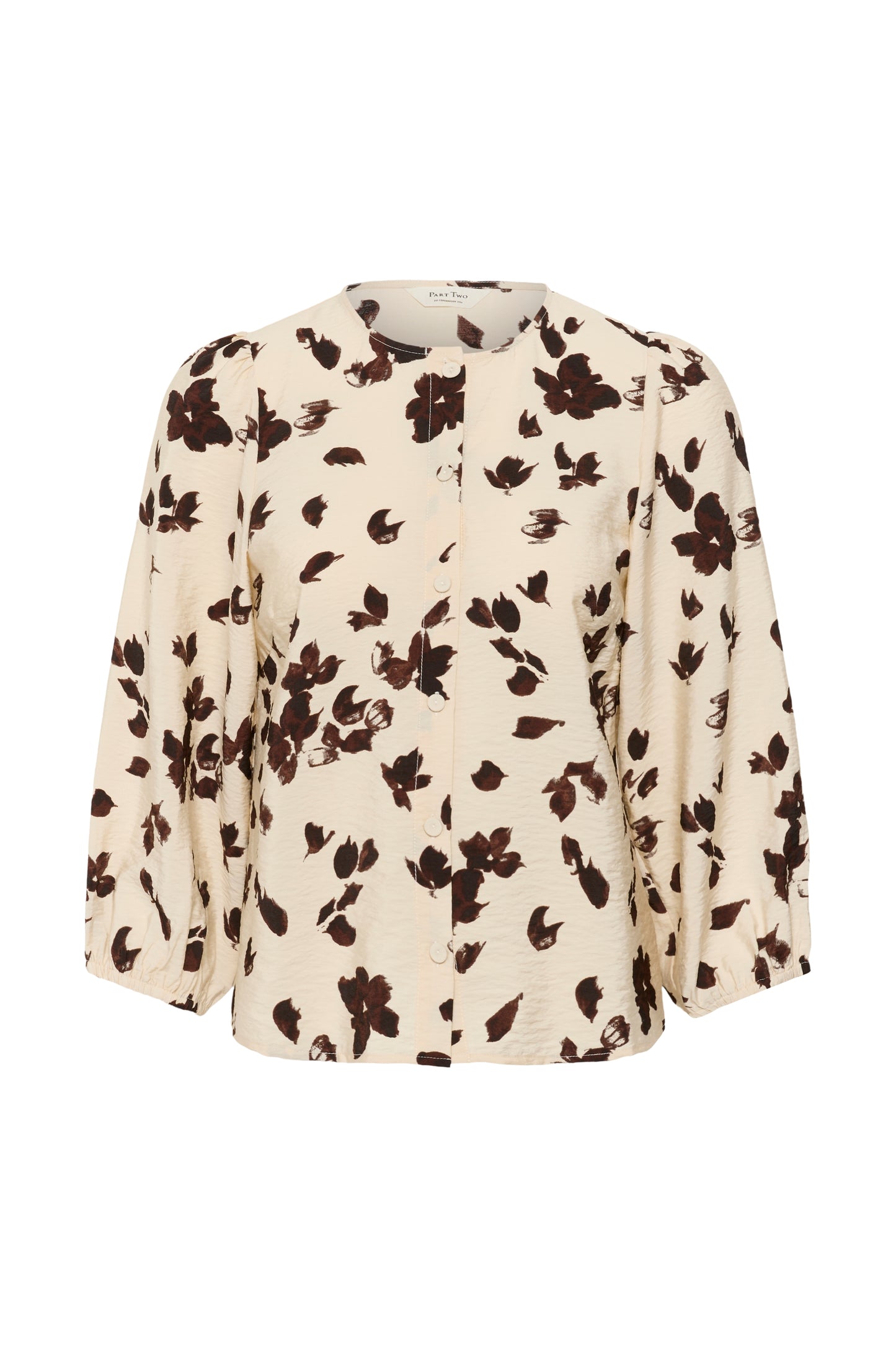 Part Two Channie Shirt Oatmeal Feather