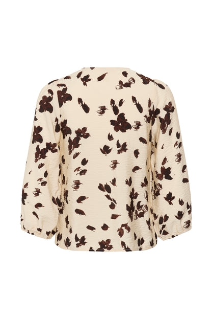 Part Two Channie Shirt Oatmeal Feather