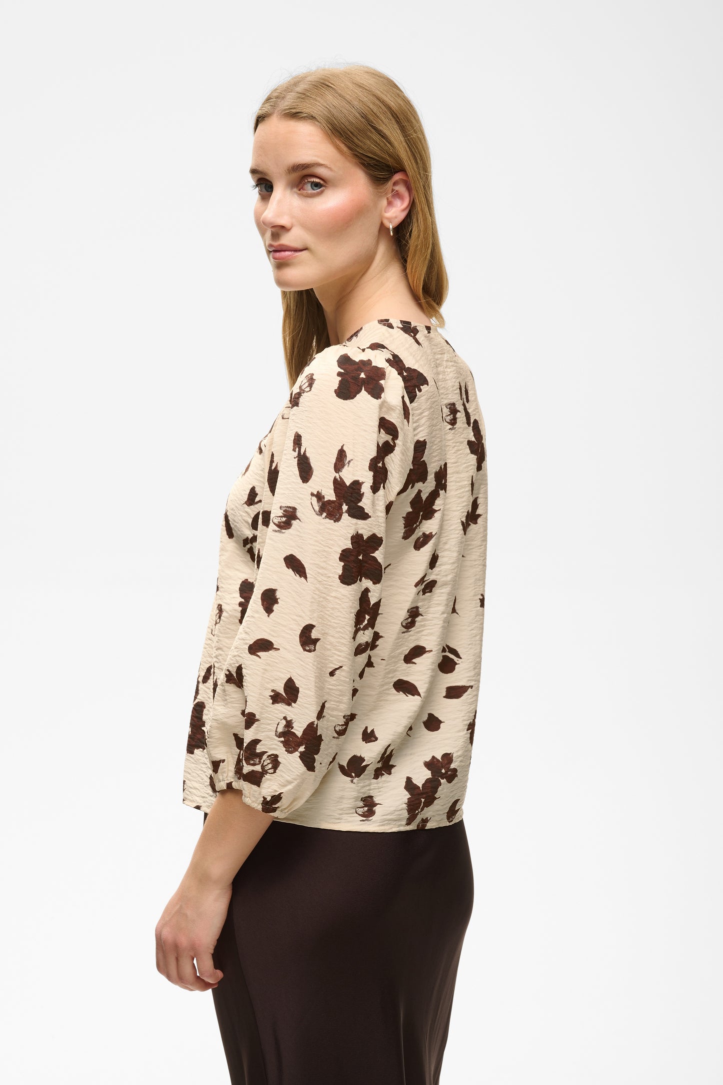 Part Two Channie Shirt Oatmeal Feather