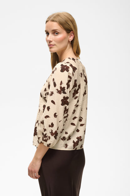 Part Two Channie Shirt Oatmeal Feather