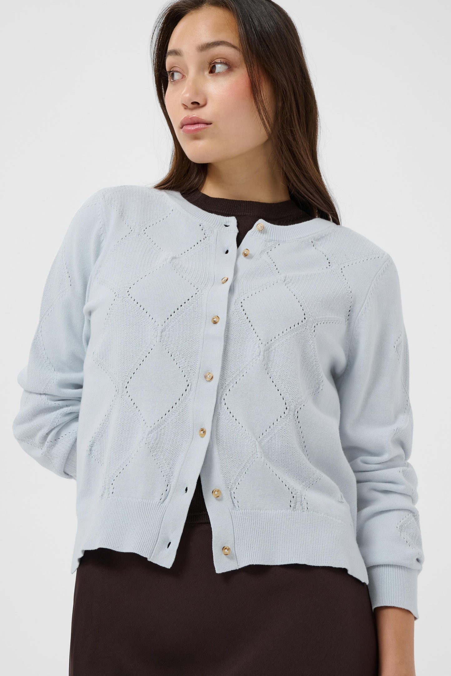 Part Two Cianna Cardigan Gray Dawn