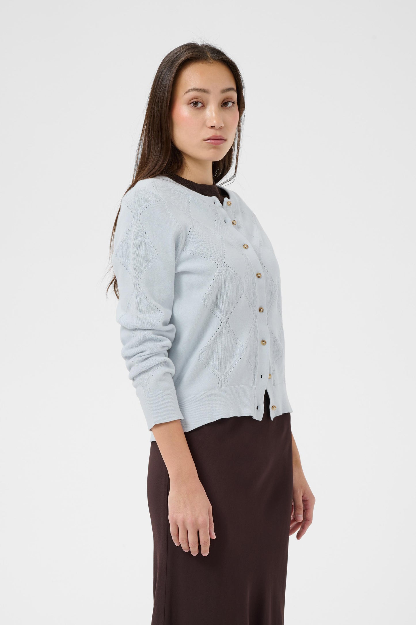 Part Two Cianna Cardigan Gray Dawn