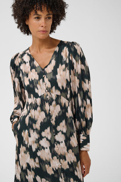 Part Two Ciluca Dress Green Blurred
