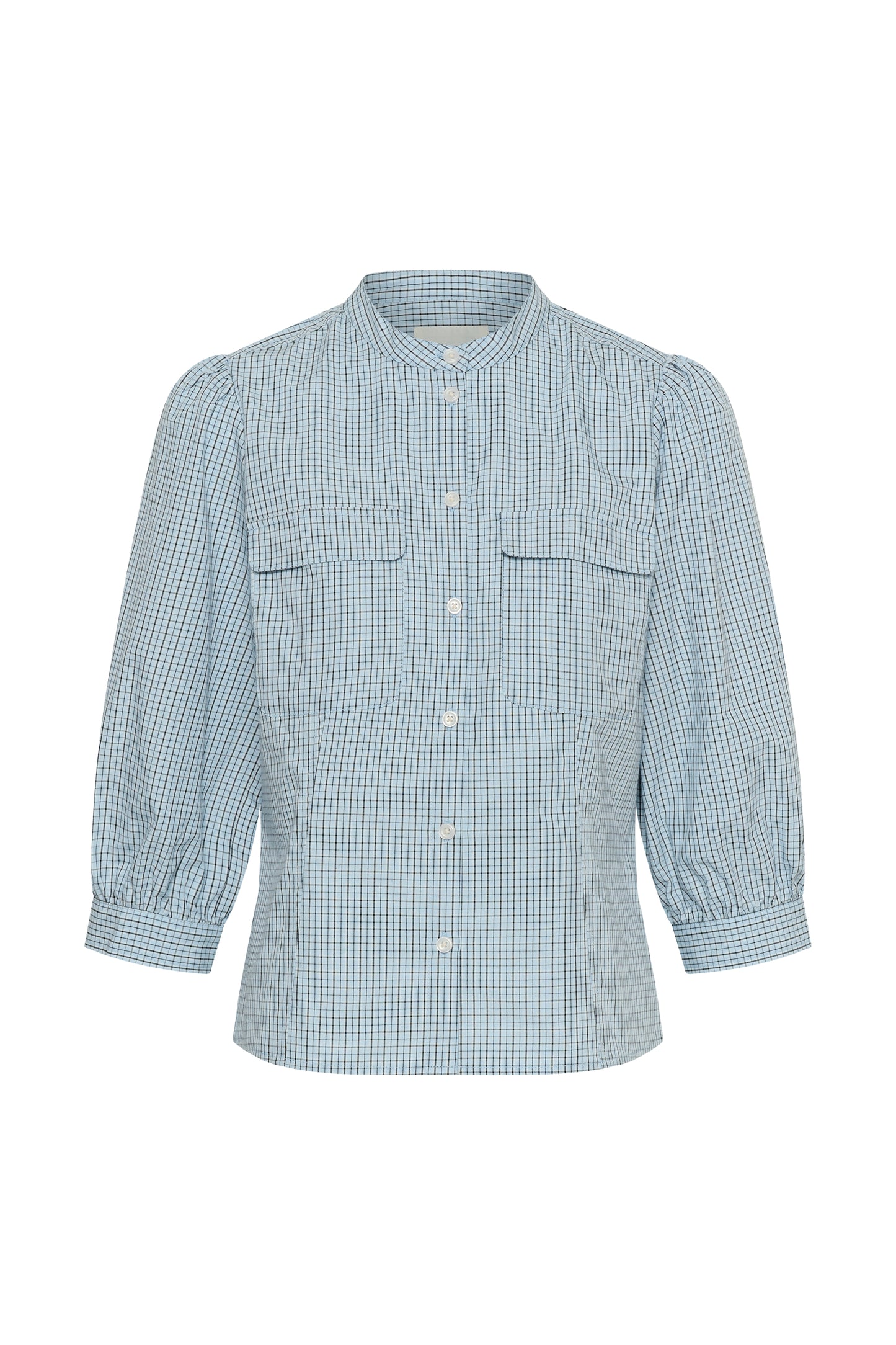 Part Two Chinette Shirt Gray Dawn