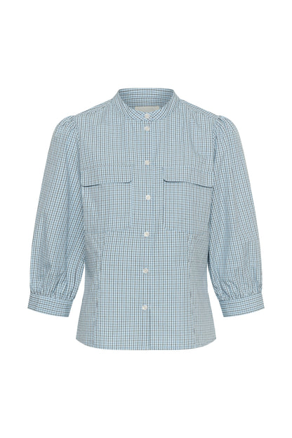 Part Two Chinette Shirt Gray Dawn
