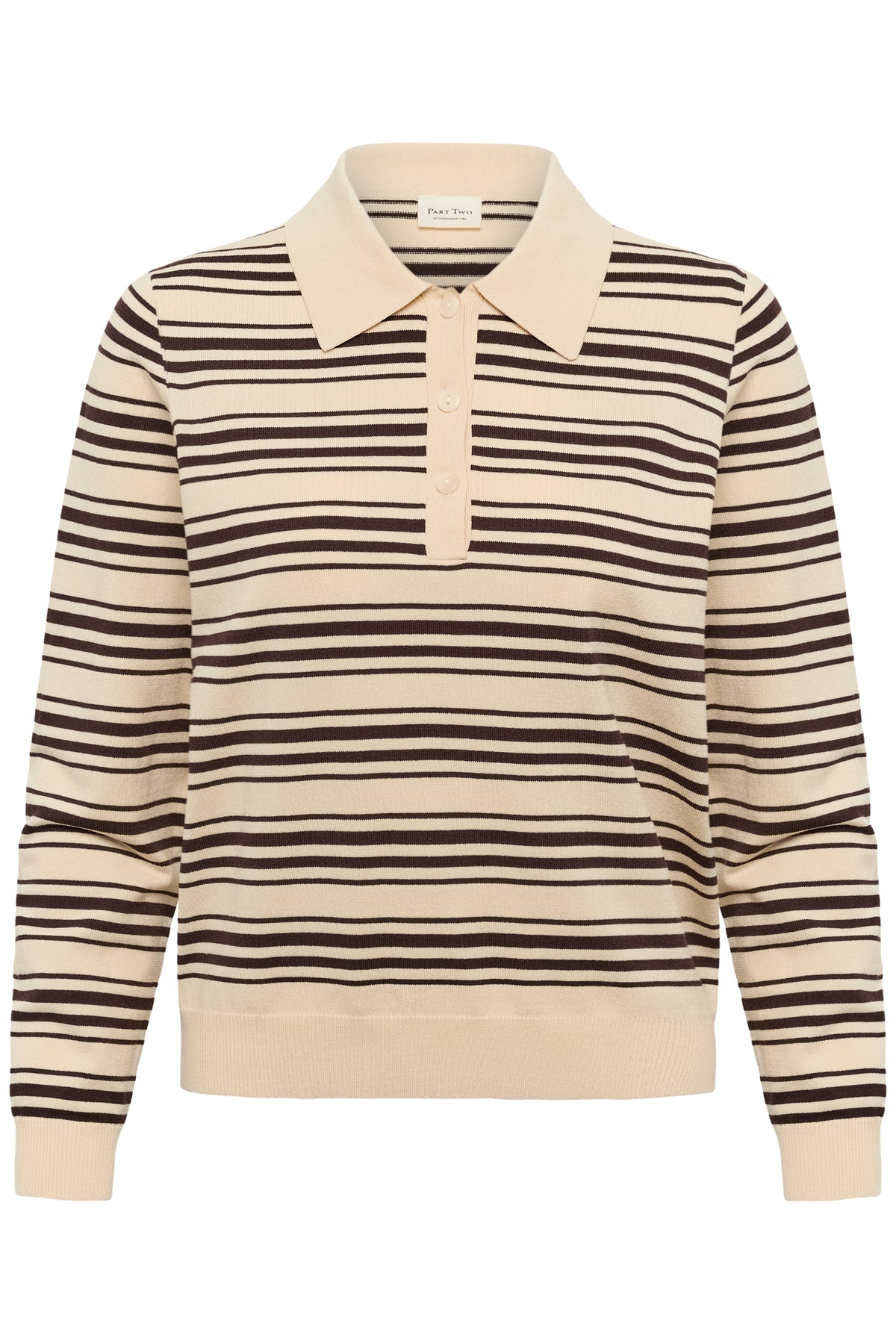 Part Two Channan Pullover Mole Stripe