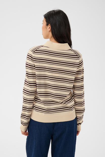 Part Two Channan Pullover Mole Stripe