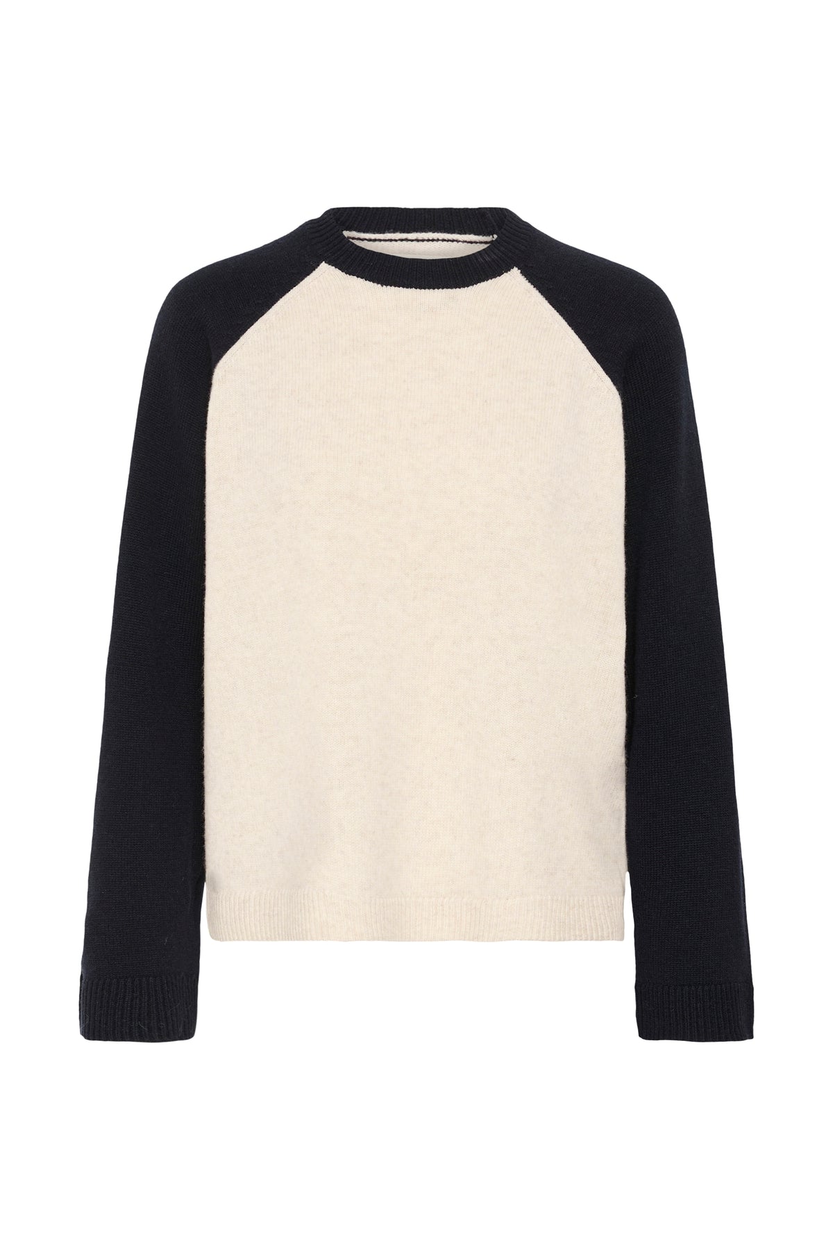 Part Two Cleo Pullover Oatmeal / Navy Colorblock