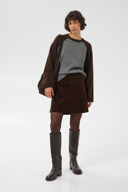 Part Two Cleo Pullover Grey / Mole Colorblock