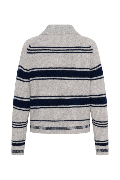 Part Two Carilina Pullover Grey Navy