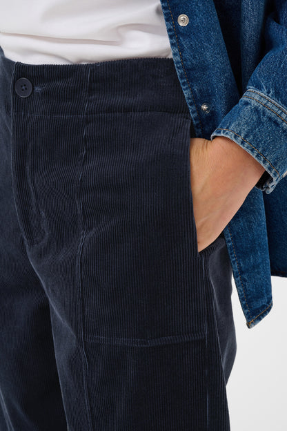 Part Two Netta Trousers Dark Navy