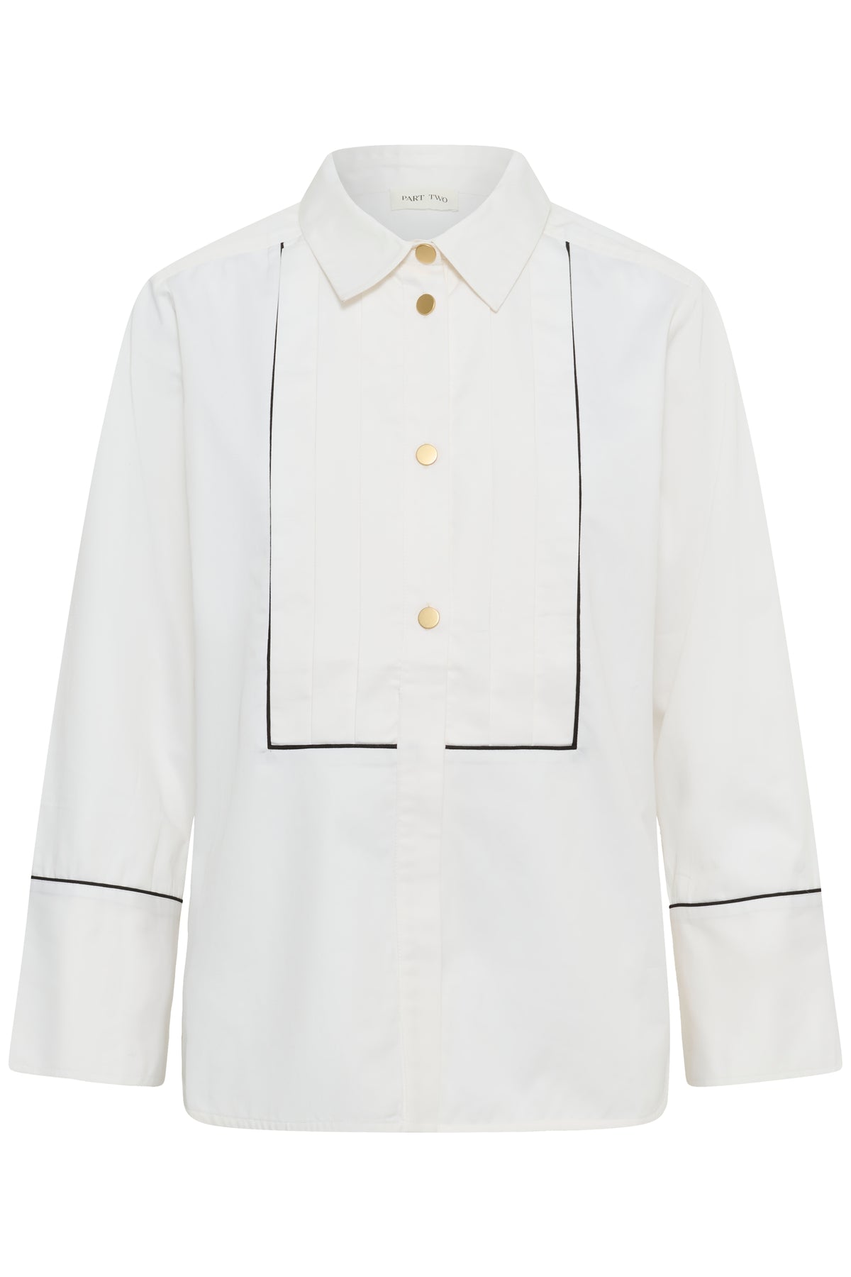 Part Two Devrim Shirt White Black