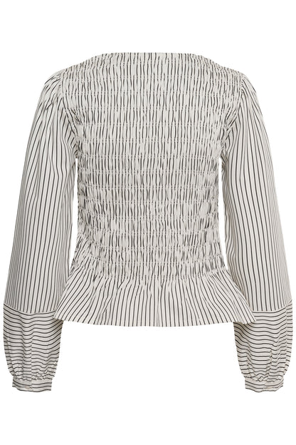 Part Two Dewa Blouse Black Stripe