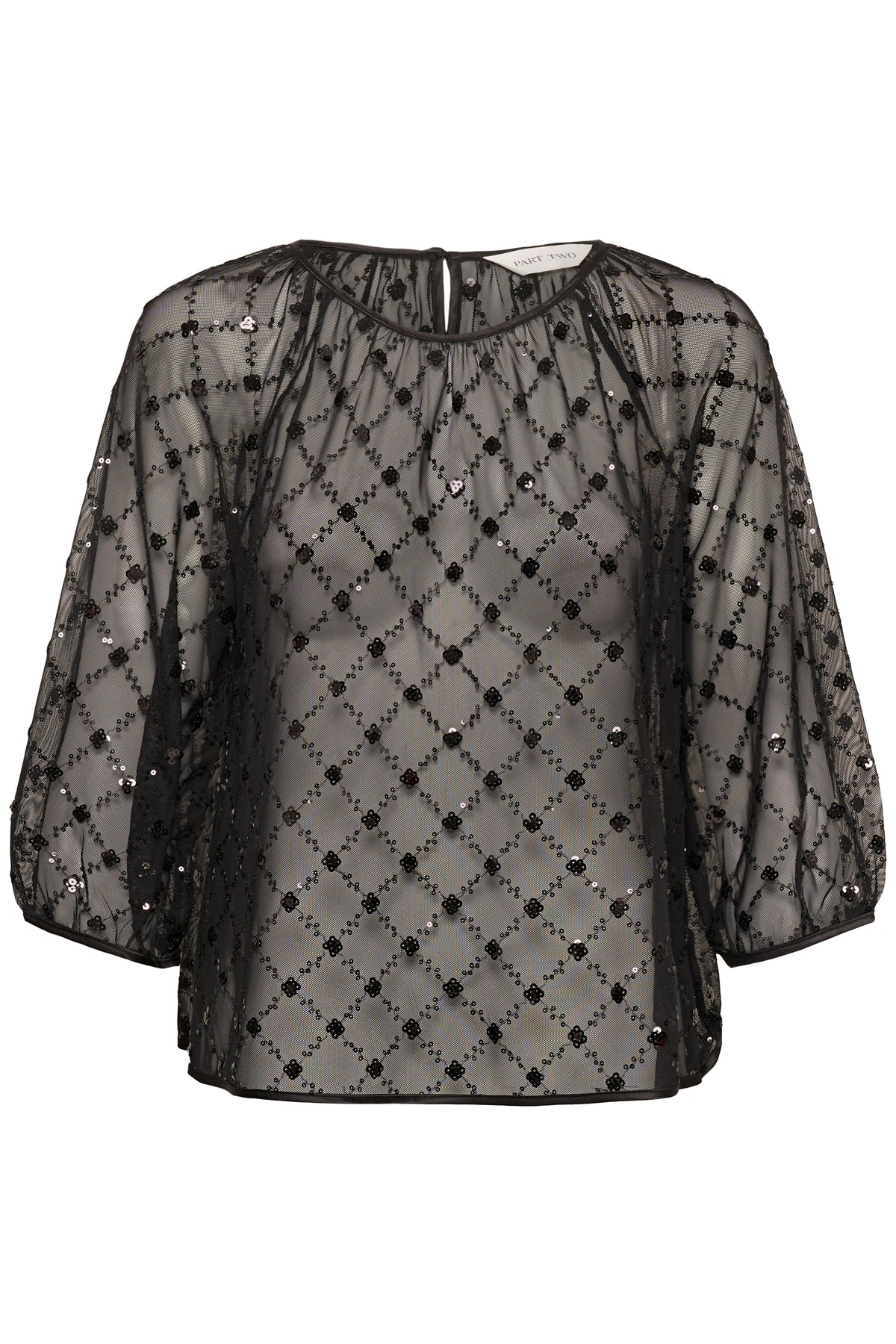 Part Two Dimka Blouse Black Placed