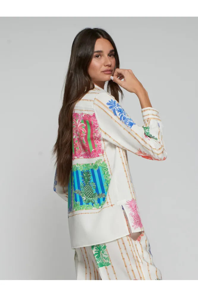 Vilagallo Tropical Bamboo Shirt 33647