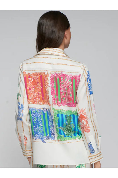 Vilagallo Tropical Bamboo Shirt 33647