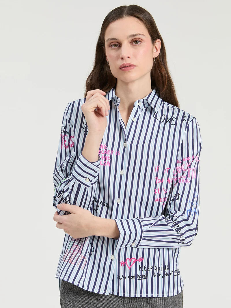 Vilagallo Ferris Wheel Print Shirt 34022
