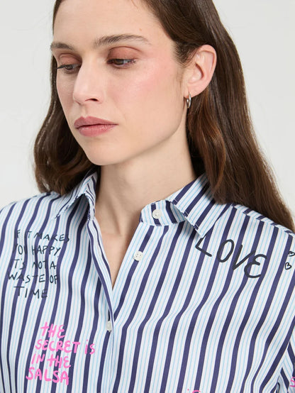 Vilagallo Ferris Wheel Print Shirt 34022