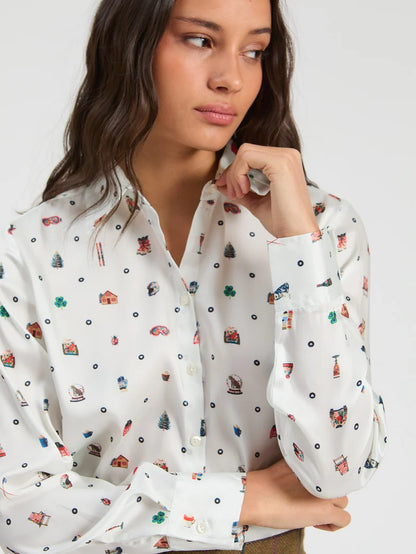 Vilagallo Ski Print Shirt 34095