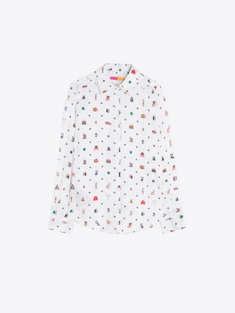 Vilagallo Ski Print Shirt 34095