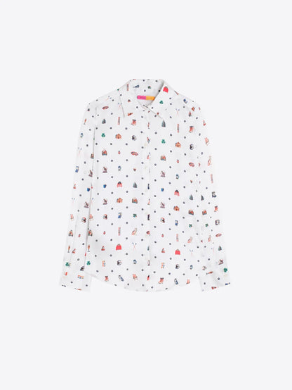 Vilagallo Ski Print Shirt 34095