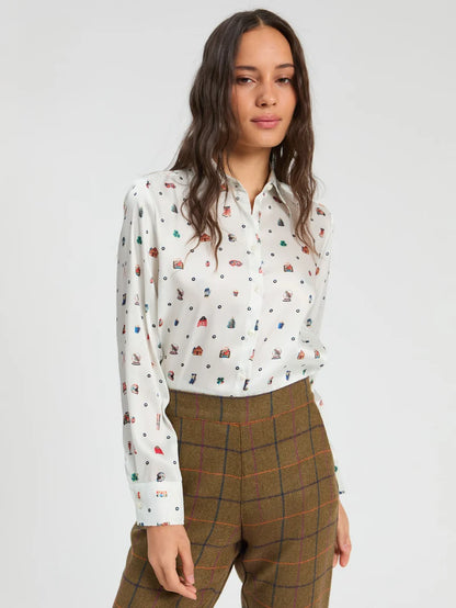 Vilagallo Ski Print Shirt 34095