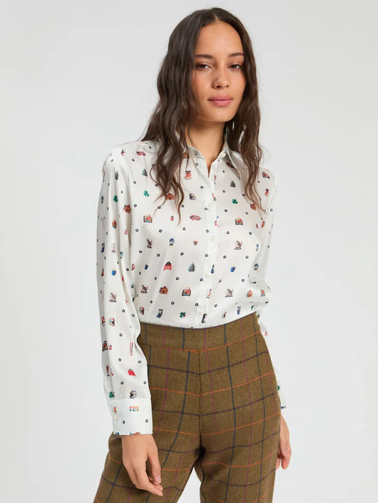 Vilagallo Ski Print Shirt 34095