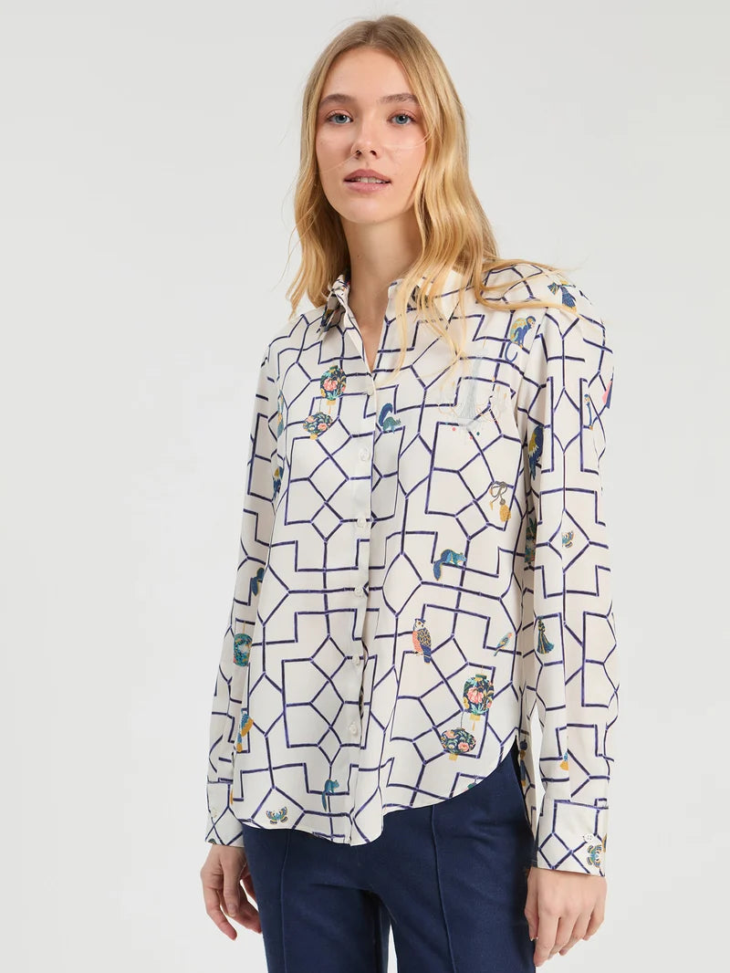 Vilagallo Geo Bamboo Shirt 34208