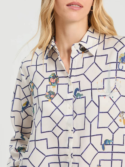 Vilagallo Geo Bamboo Shirt 34208