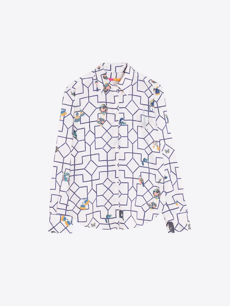 Vilagallo Geo Bamboo Shirt 34208