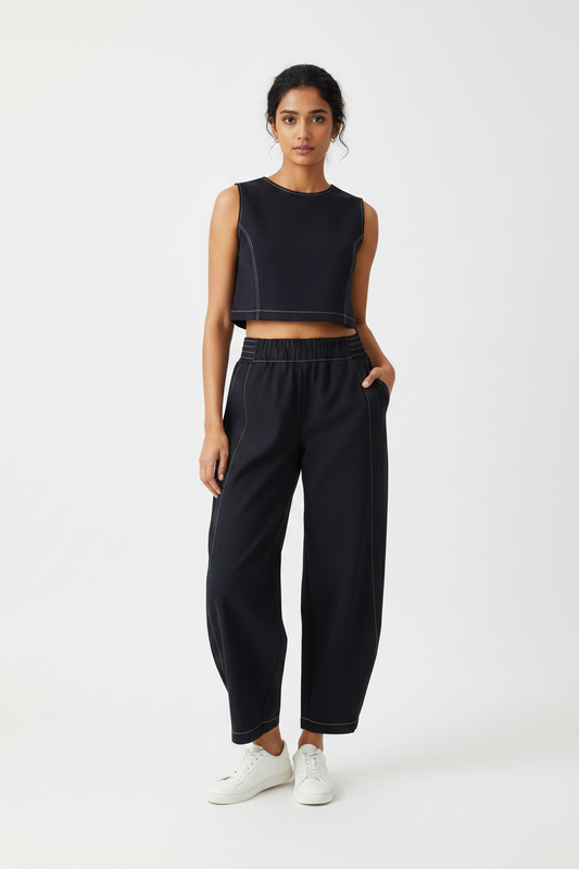 My Soul Stretch Trousers 4167-1 Black