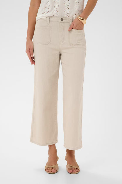 Kaffe KAbrook Cropped Jeans Moonbeam