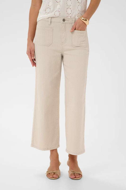 Kaffe KAbrook Cropped Jeans Moonbeam
