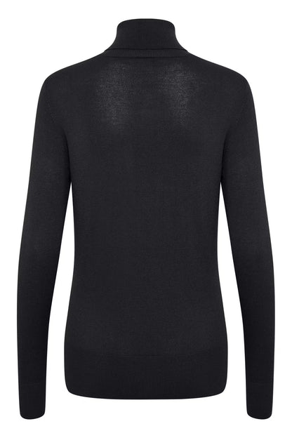 Kaffe Astrid Roll Neck Black Deep