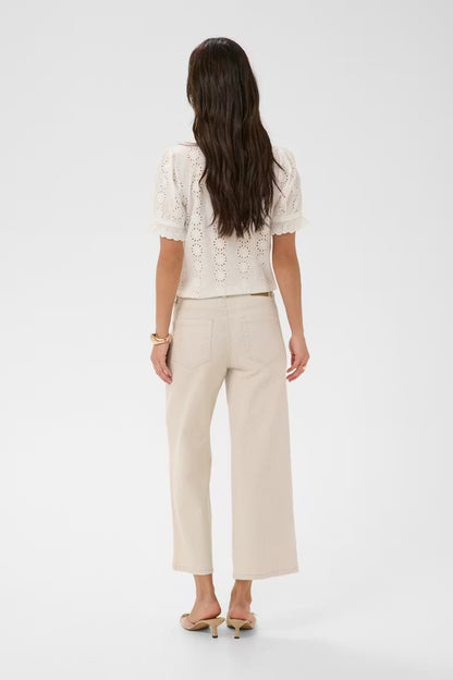 Kaffe KAbrook Cropped Jeans Moonbeam