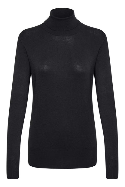 Kaffe Astrid Roll Neck Black Deep