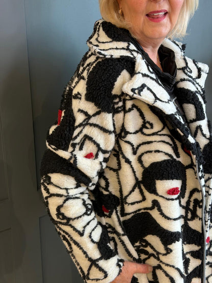 My Soul Lady Longline Jacket Multi