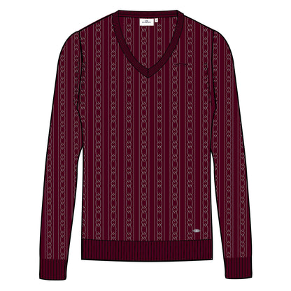 HV Polo Zafira Pullover Burgundy Rattle