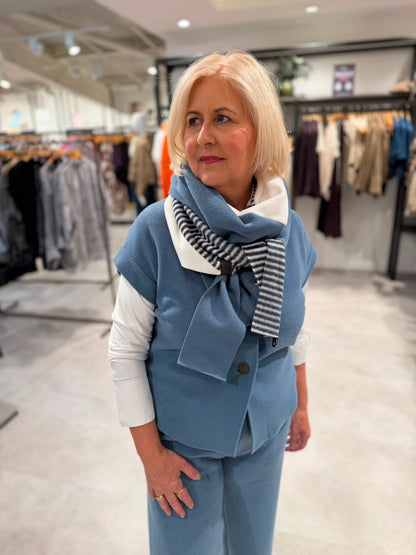 Henriette Steffensen Vest 7170 Dusty Blue