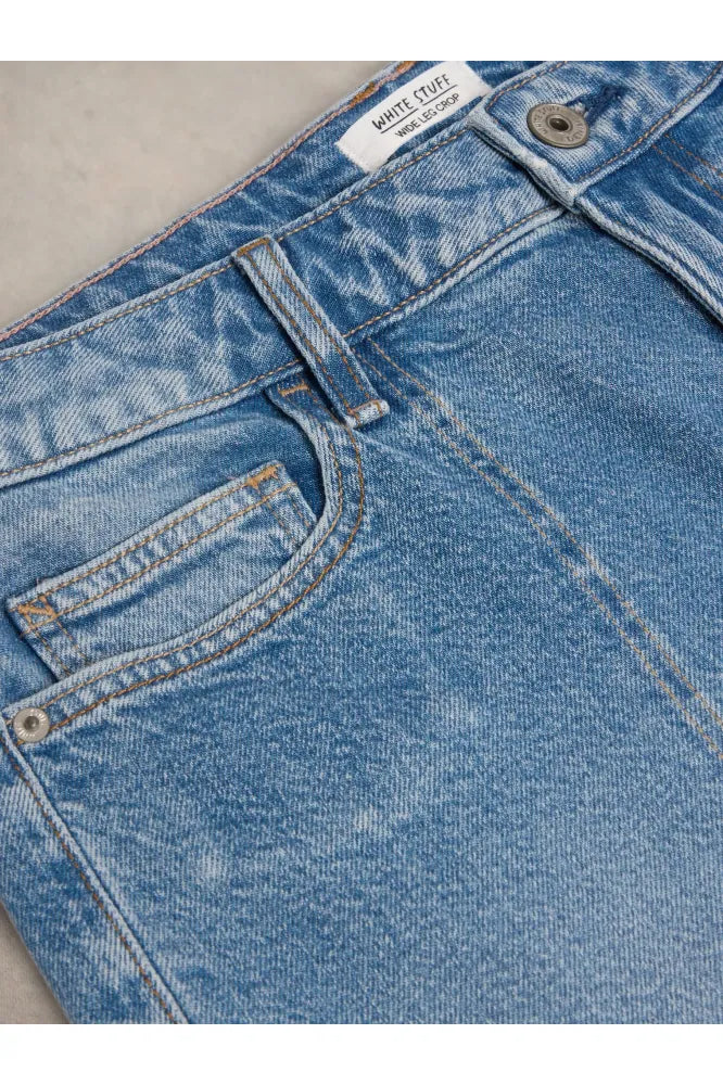 White Stuff Tia Wide Leg Jean Denim