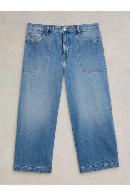 White Stuff Tia Wide Leg Jean Denim