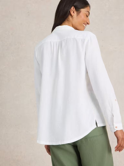 White Stuff Sophie Shirt Pale Ivory