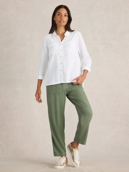 White Stuff Sophie Shirt Pale Ivory