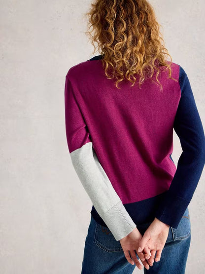 White Stuff Katie Abstract Jumper