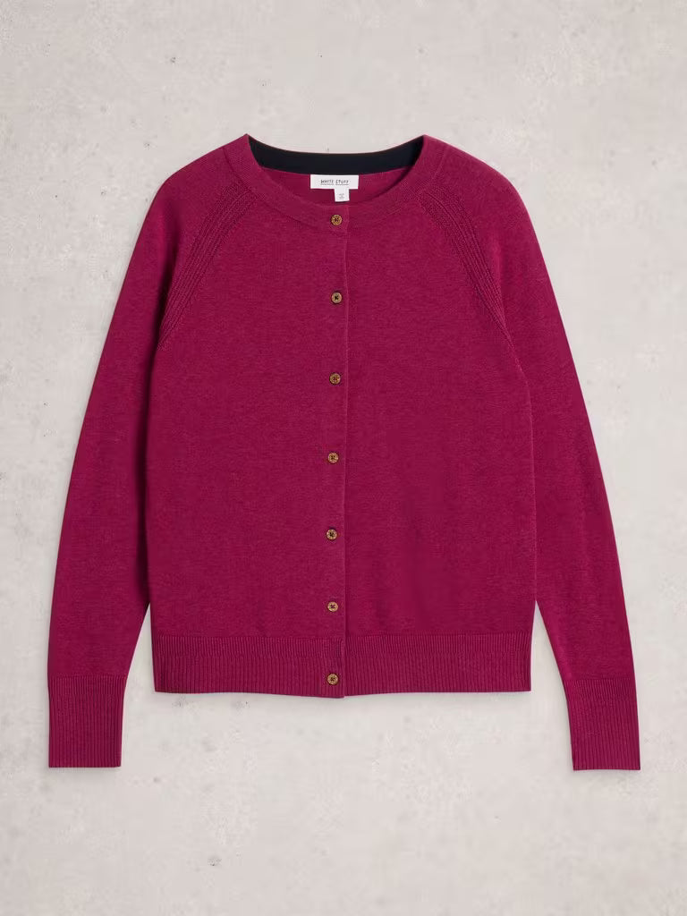 White Stuff Lulu Cardigan Dark Plum