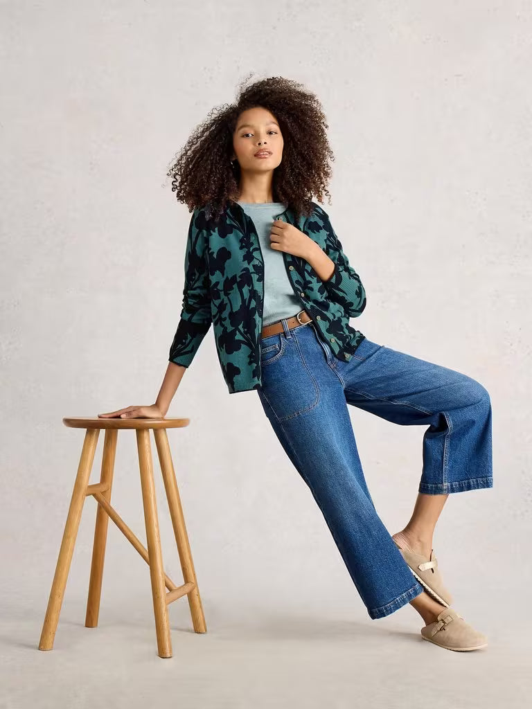 White Stuff Lulu Print Cardi