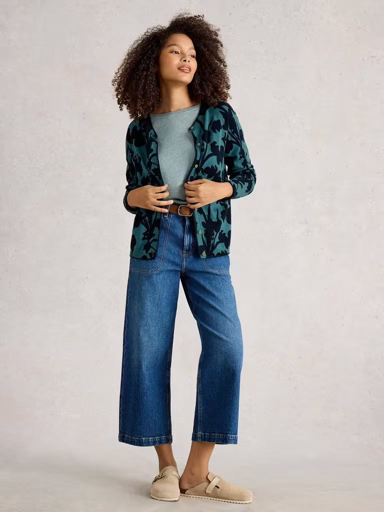 White Stuff Lulu Print Cardi